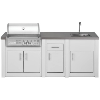 Cocina exterior Grandpro Serie Alu White Crossray Pack 1