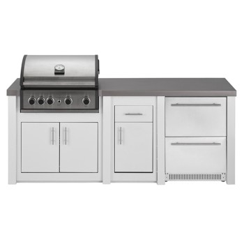 Cocina exterior Grandpro Serie Alu White Pro Elite Pack 2