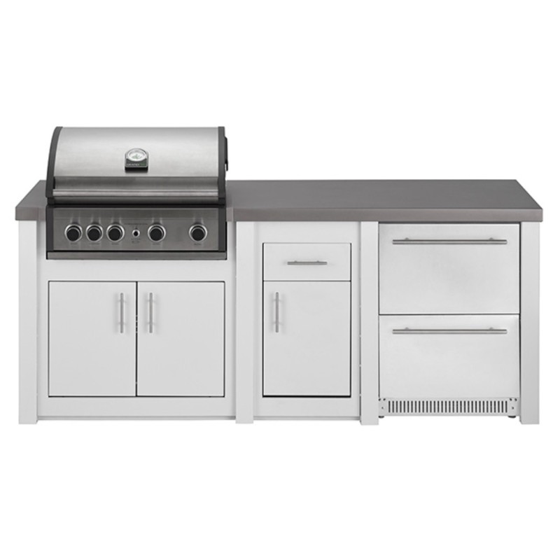 Cocina exterior Grandpro Serie Alu White Pro Elite Pack 2