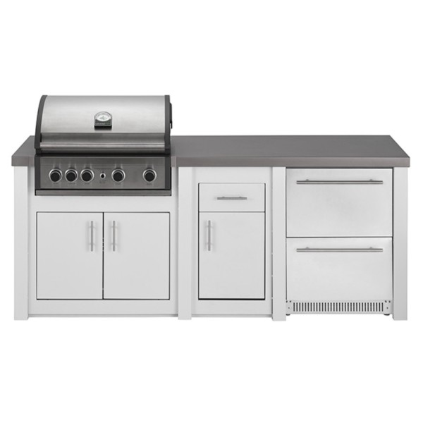 Cocina exterior Grandpro Serie Alu White Pro Elite Pack 2