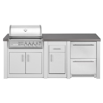 Cocina exterior Grandpro Serie Alu White Crossray Pack 2