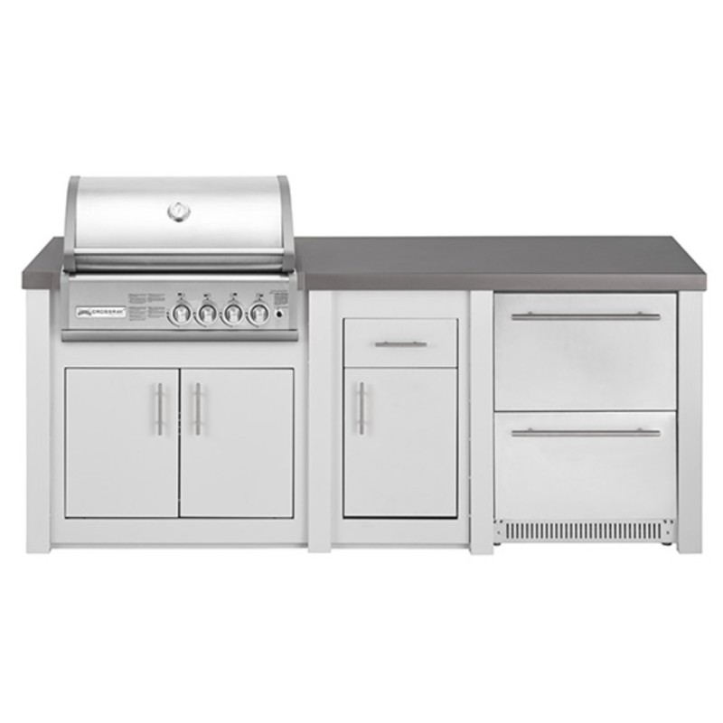 Cocina exterior Grandpro Serie Alu White Crossray Pack 2