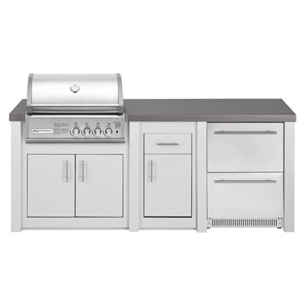 Cocina exterior Grandpro Serie Alu White Crossray Pack 2