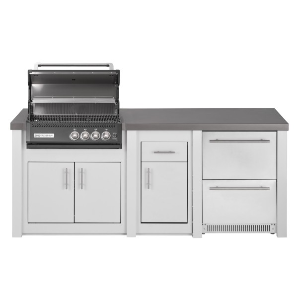 Cocina Exterior Grandpro Serie Alu White Crossray Black Pack 2