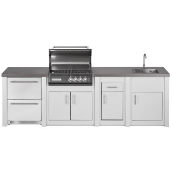Cocina Exterior Grandpro Serie Alu White Crossray Black Pack 3 2