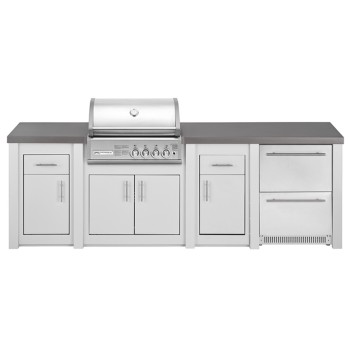Cocina Exterior Grandpro Serie Alu White Crossray Pack 4