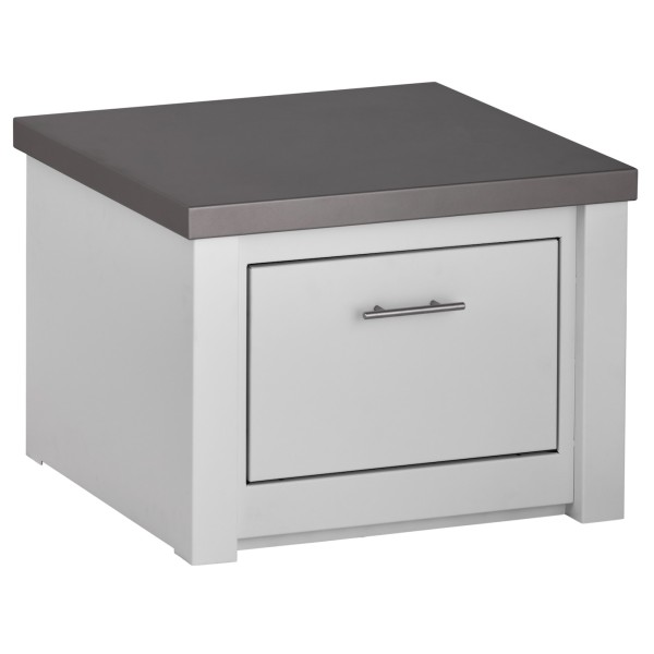 Módulo Grandpro Alu White Para Kamado Con Cajón