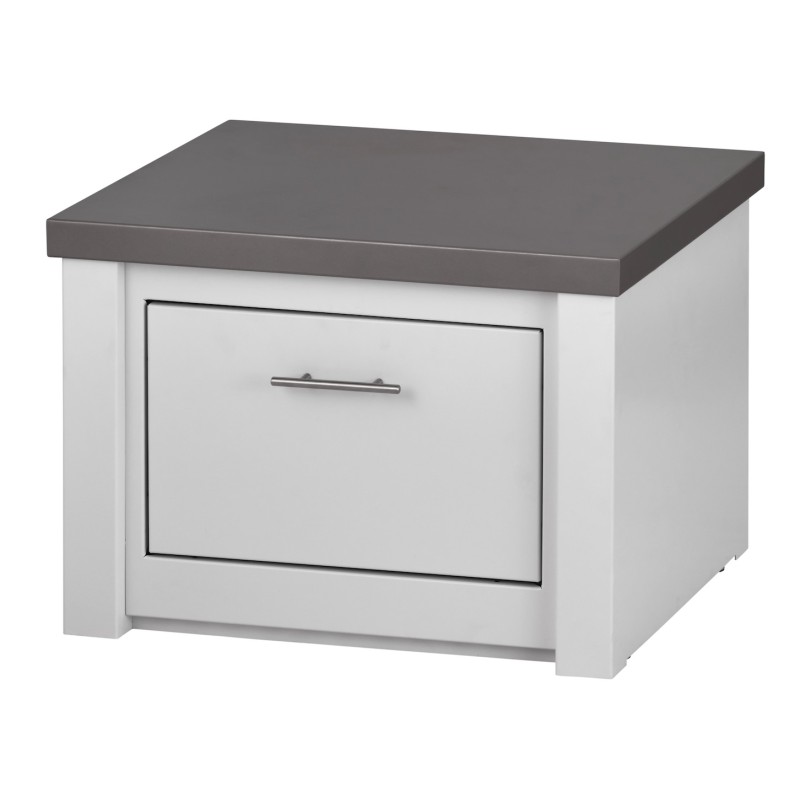 Módulo Grandpro Alu White Para Kamado Con Cajón