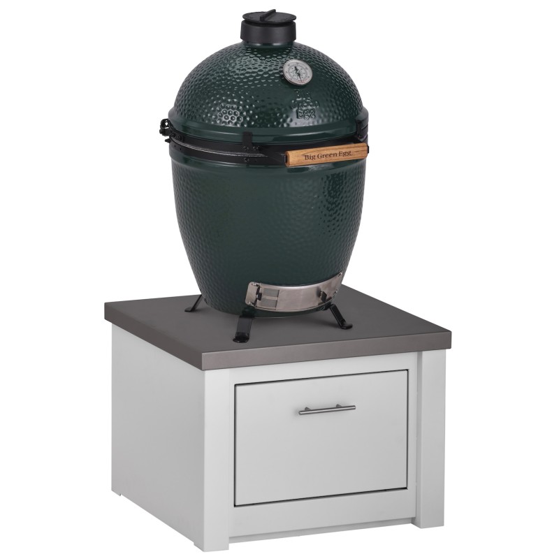 Módulo Grandpro Alu White Para Kamado Con Cajón