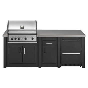 Cocina Exterior Grandpro Serie Alu Graphite Pro Elite Pack 2