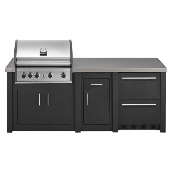 Cocina Exterior Grandpro Serie Alu Graphite Pro Elite Pack 2