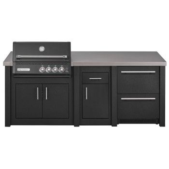 Cocina Exterior Grandpro Serie Alu Graphite Crossray Black Pack 2