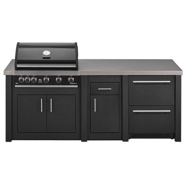 Cocina Exterior Grandpro Serie Alu Graphite Maxim Pack 2
