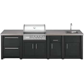 Cocina Exterior Grandpro Serie Alu Graphite Crossray Pack 3