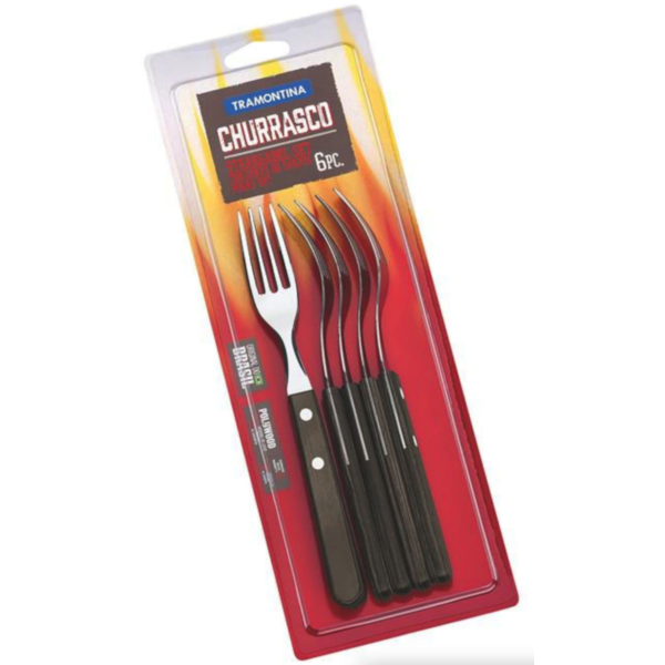 Juego 6 Tenedores Jumbo Polywood Tramontina