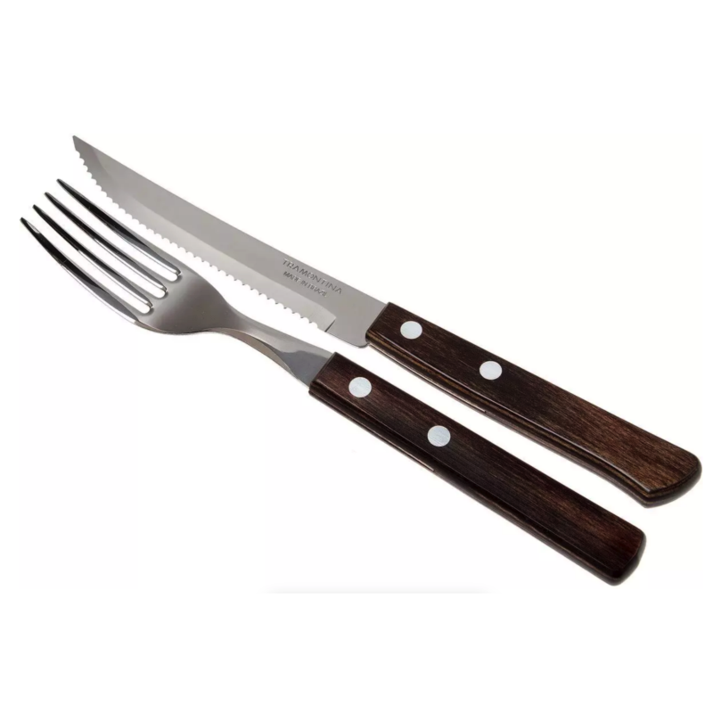 Juego 12 Cubiertos Tradicional para Barbacoa Tramontina