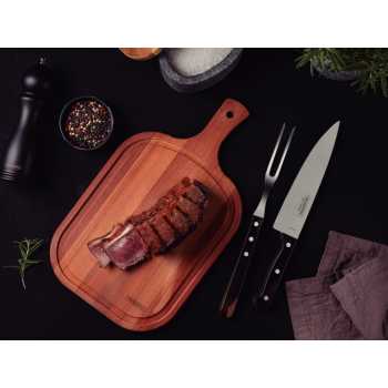 Set para Trinchar con Tabla de Madera Tramontina 2