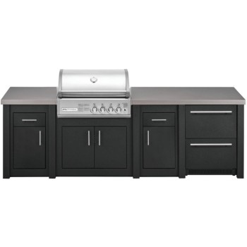 Cocina Exterior Grandpro Serie Alu Graphite Crossray Pack 4