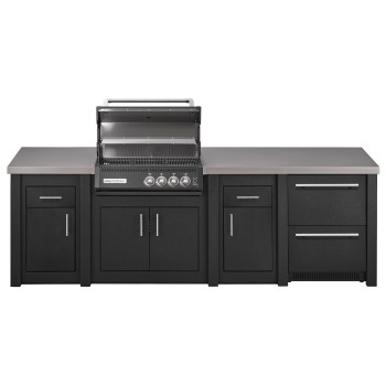 Cocina Exterior Grandpro Serie Alu Graphite Crossray Black Pack 4