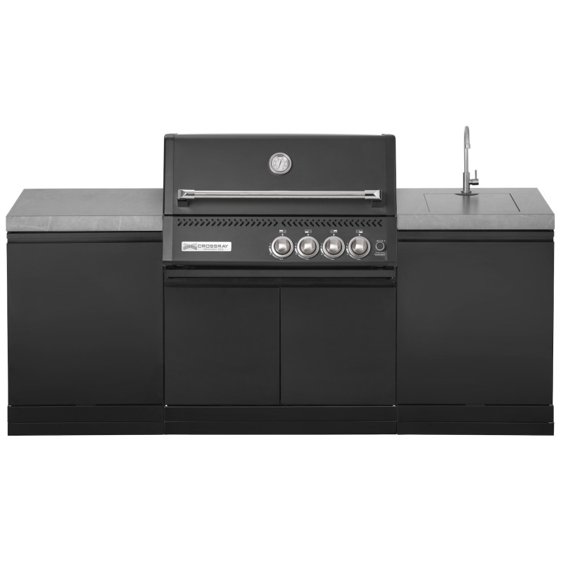 Cocina Exterior Grandpro Serie 215 Pack 2 Black