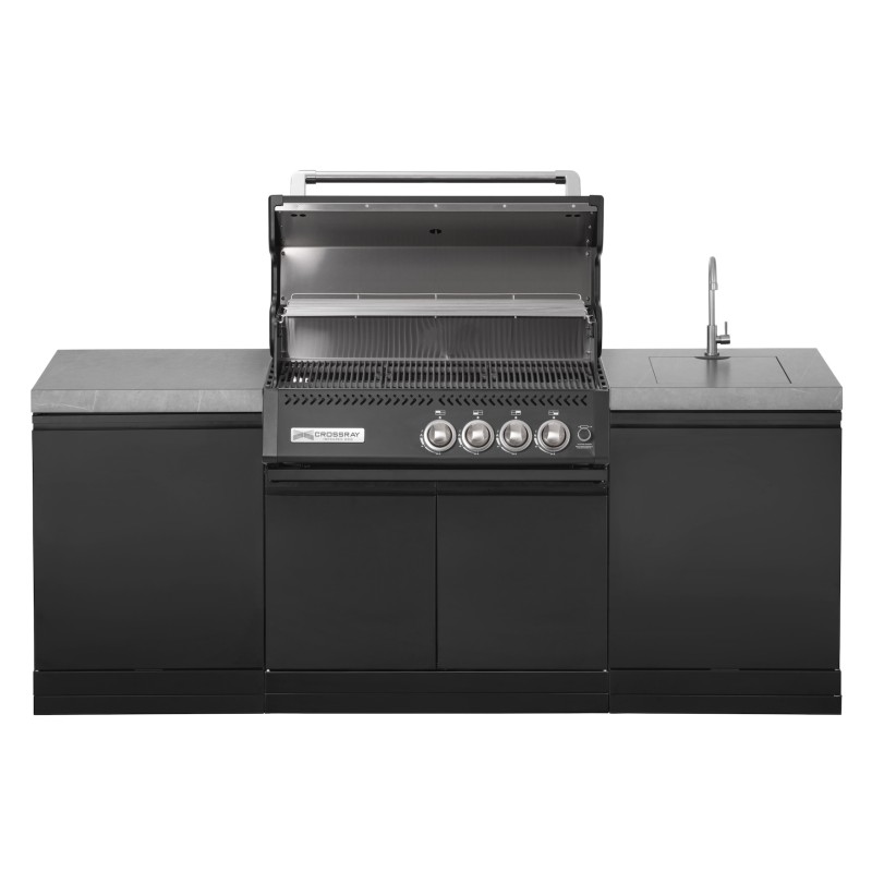 Cocina Exterior Grandpro Serie 215 Pack 2 Black