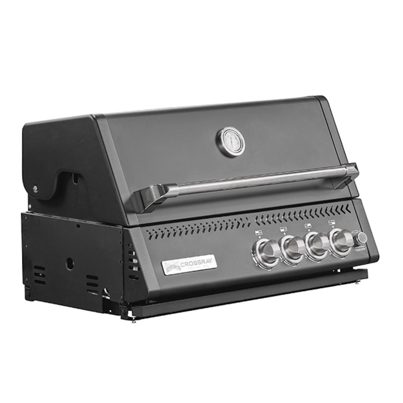 Heatstrip Crossray Black Built in gas BBQ