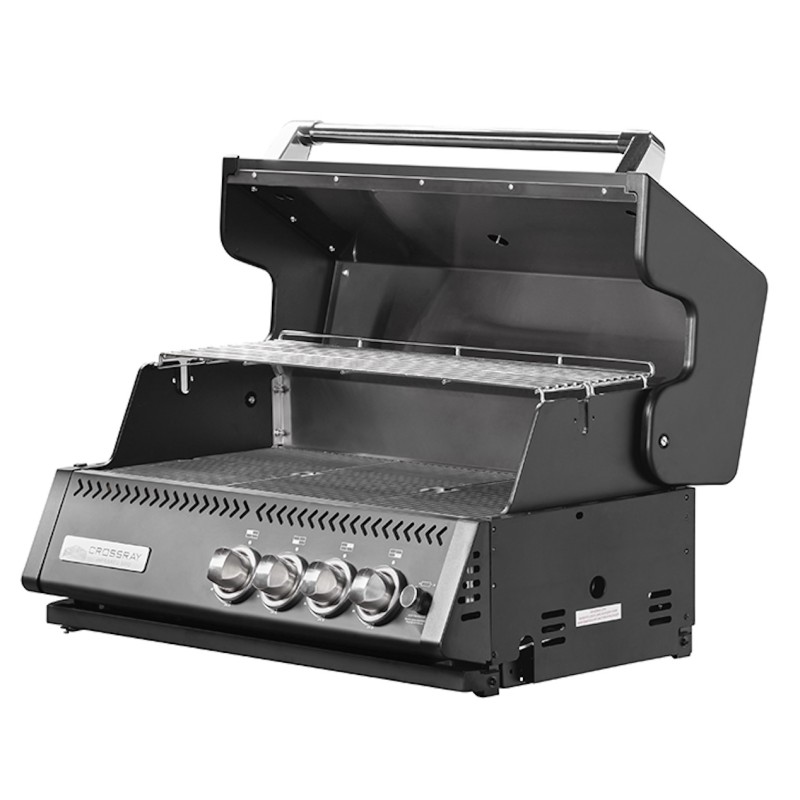 Heatstrip Crossray Black Built in gas BBQ