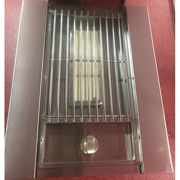 Quemador Infrarrojo Lateral Inox para Encastrar