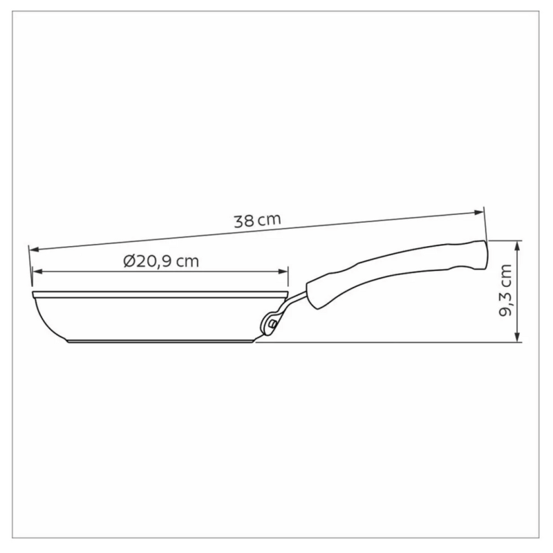 Sartén de Aluminio Profesional 20 cm. Tramontina
