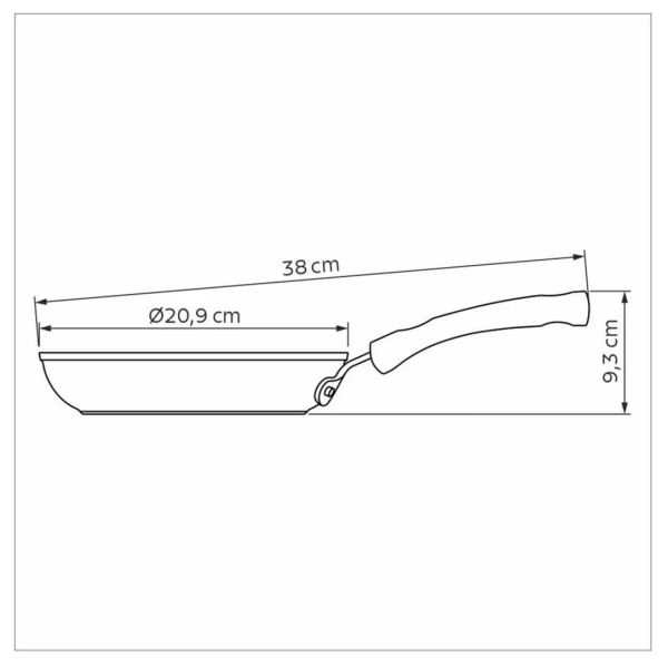 Sartén de Aluminio Profesional 20 cm. Tramontina