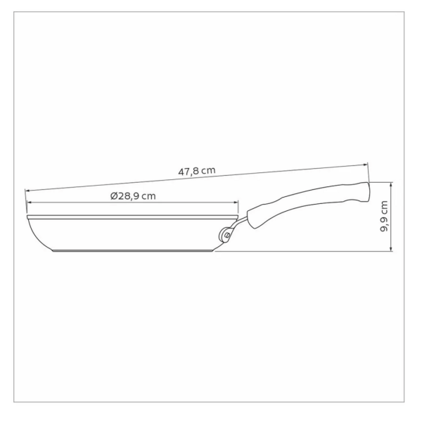 Sartén de Aluminio Profesional 28 cm. Tramontina
