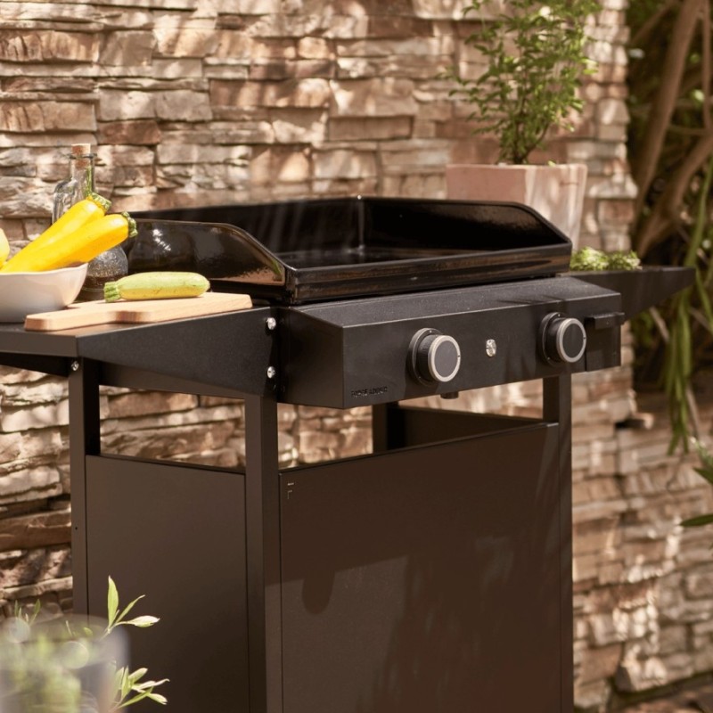 Plancha Origin Gas 60 Acero Negro V25