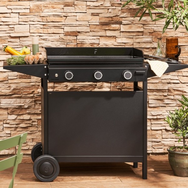 Plancha Origin Gas 75 Acero Negro V25