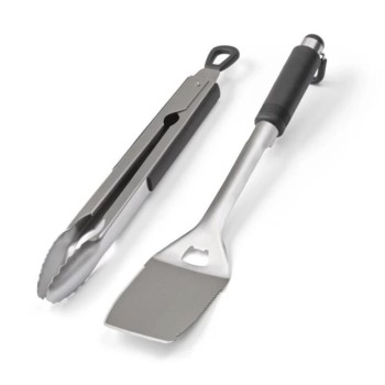 Set 2 utensilios Inox. barbacoas Grandhall
