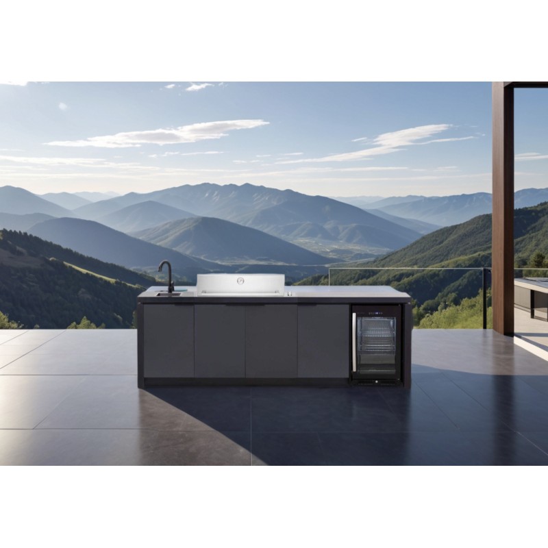 Cocina Exterior Cabinex con Proline Tapa Horno
