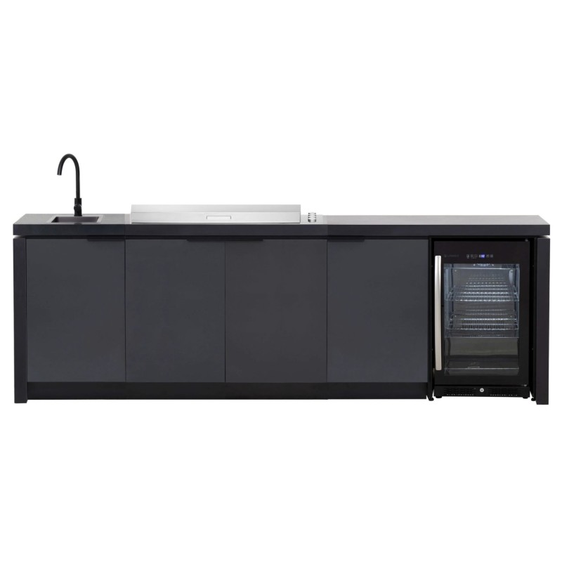 Cocina Exterior Cabinex con Proline Tapa Plana
