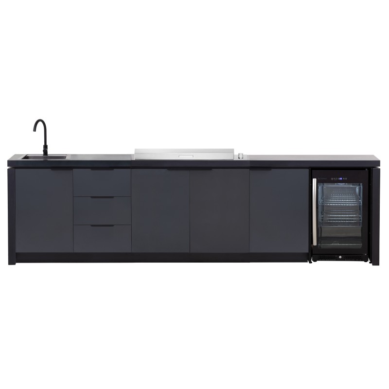 Cocina Exterior Cabinex Premium con Proline Tapa Plana