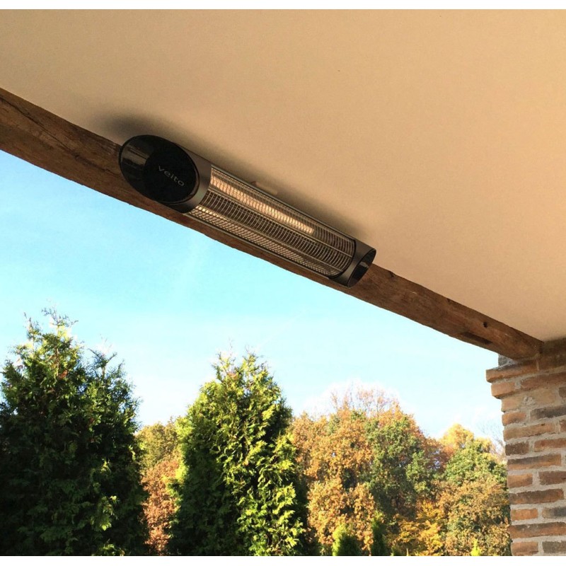 Calefactor Infrarrojos exterior Veito Blade S Black