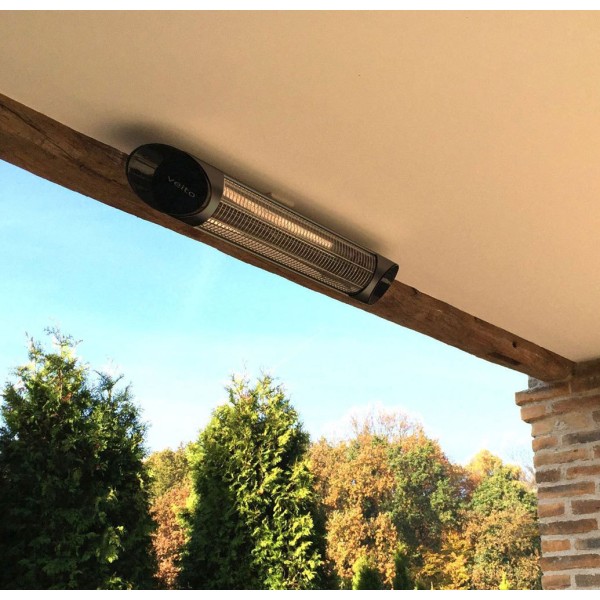 Calefactor Infrarrojos exterior Veito Blade S Black