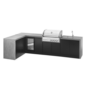 Cocina Exterior Grandpro L-Shape Crossray