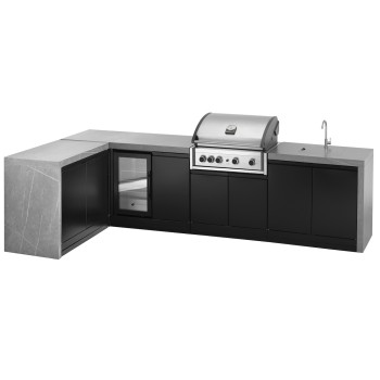 Cocina Exterior Grandpro L-Shape Elite Pro