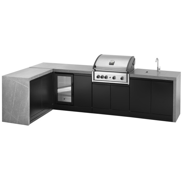 Cocina Exterior Grandpro L-Shape Elite Pro
