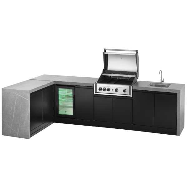 Cocina Exterior Grandpro L-Shape Elite Pro