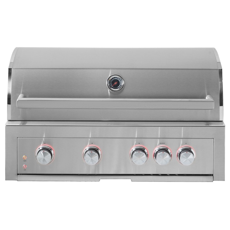 Barbacoa ST-G4B-IR de 4 quemadores para encastrar