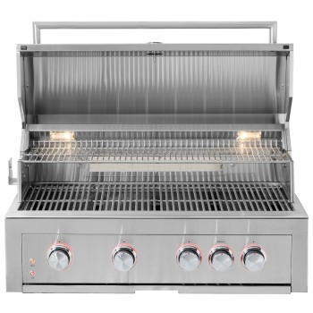 Barbacoa ST-G4B-IR de 4 quemadores para encastrar 2