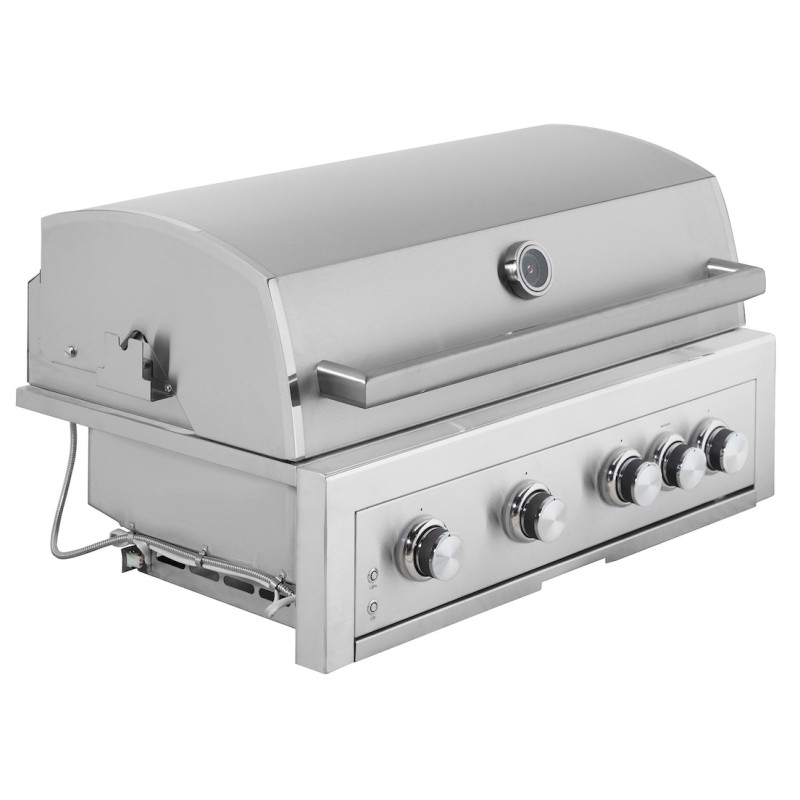 Barbacoa ST-G4B-IR de 4 quemadores para encastrar