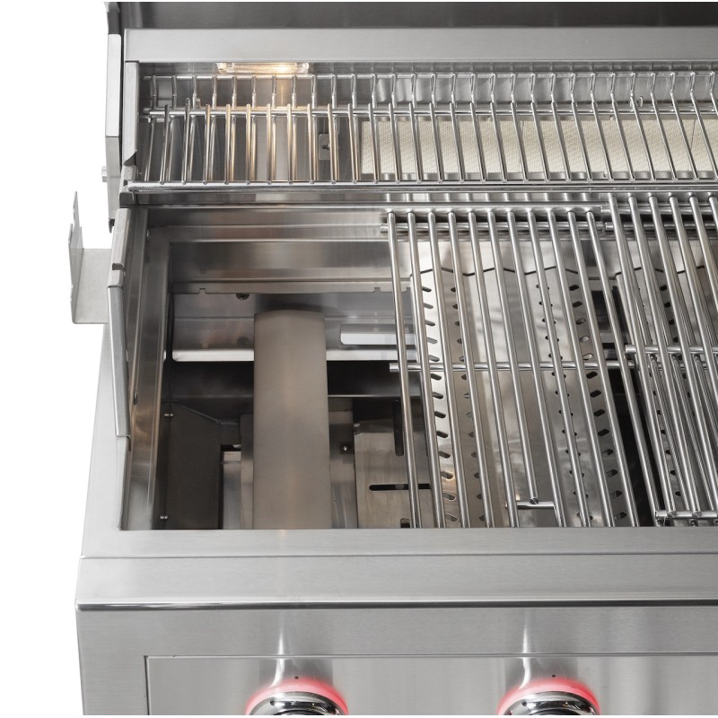 Barbacoa ST-G4B-IR de 4 quemadores para encastrar