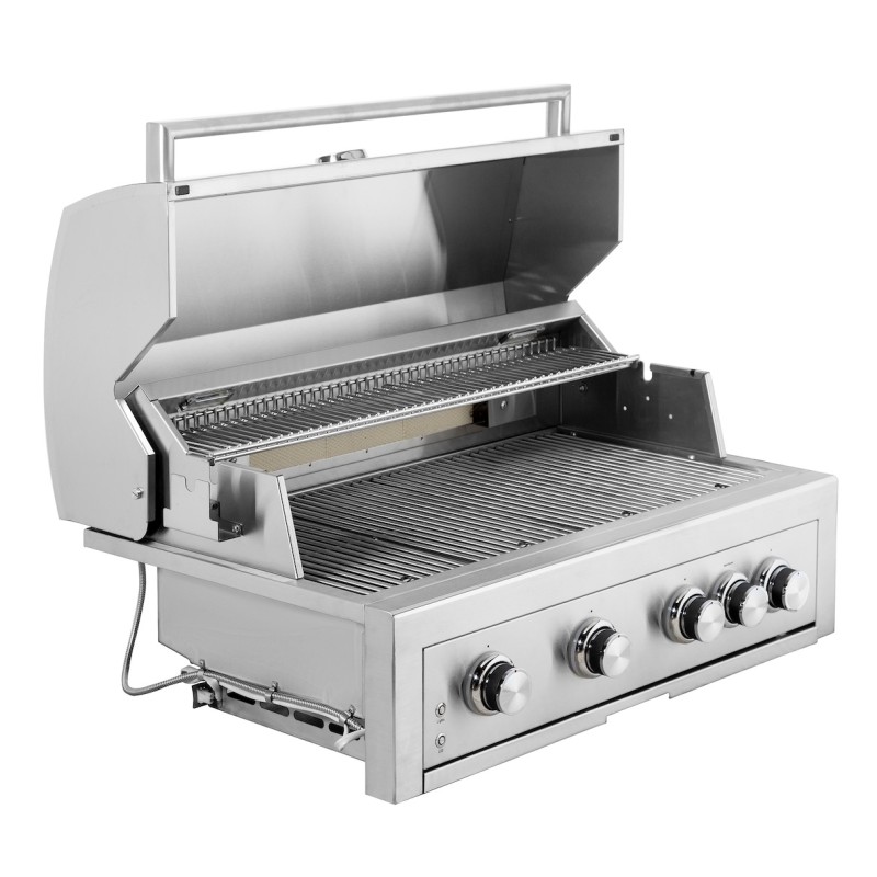 Barbacoa ST-G4B-IR de 4 quemadores para encastrar