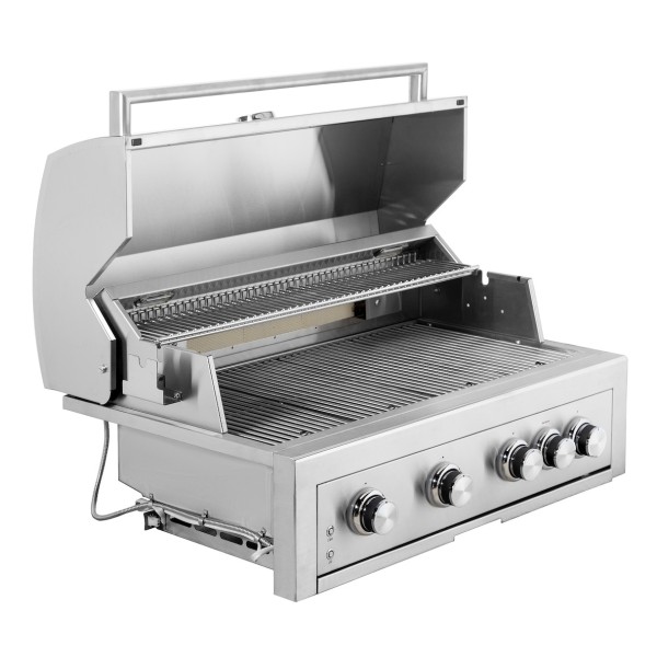 Barbacoa ST-G4B-IR de 4 quemadores para encastrar