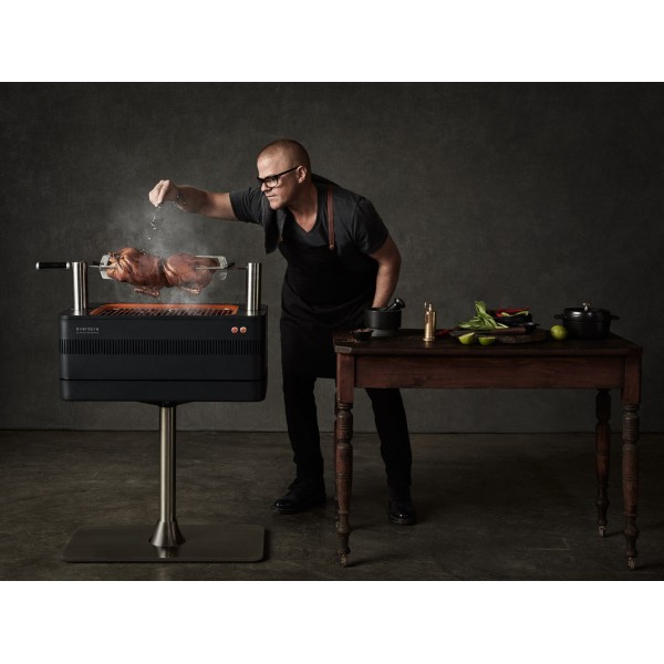Barbacoa de Carbón con Rustidor Fusion Everdure by Heston Blumenthal